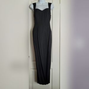 Black slim fit dress